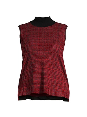 Knit Mock Turtleneck Tank