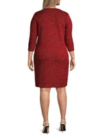Tweed Knee-Length Dress