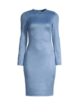 Anita Velvet Sheath Dress