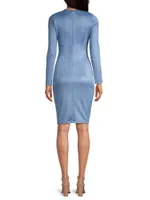 Anita Velvet Sheath Dress