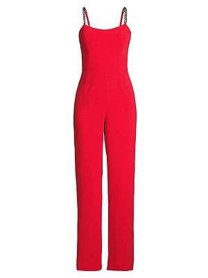 Zemira Chainlink Sleeveless Jumpsuit