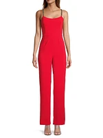 Zemira Chainlink Sleeveless Jumpsuit