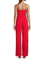 Zemira Chainlink Sleeveless Jumpsuit