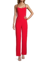 Zemira Chainlink Sleeveless Jumpsuit