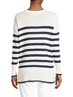 Quince Striped Crewneck Sweater