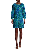 Elianna Cotton Foral Minidress