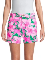 Gretchen Cotton Floral Shorts