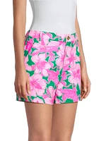 Gretchen Cotton Floral Shorts