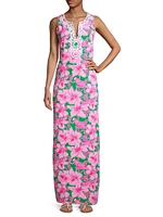 Elliotta Floral Sleeveless Maxi Dress