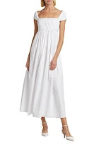 Josephine Poplin Midi Dress