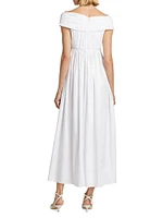 Josephine Poplin Midi Dress