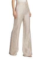 Bettina Metallic Tweed Pants