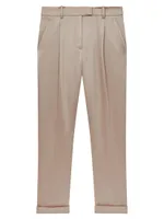 Celia Mid-Rise Straight-Leg Pants