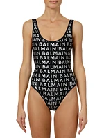 Logo One-Piece Swimsuit