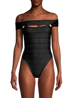 Logo One-Piece Swimsuit