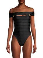 Logo One-Piece Swimsuit