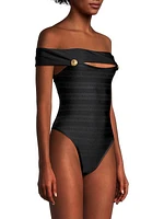 Logo One-Piece Swimsuit