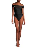 Logo One-Piece Swimsuit