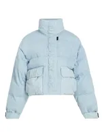 x Shoreditch Ski Club Nova Denim Puffer Jacket