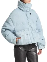 x Shoreditch Ski Club Nova Denim Puffer Jacket