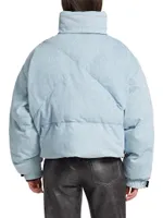 x Shoreditch Ski Club Nova Denim Puffer Jacket