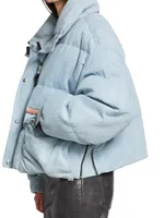 x Shoreditch Ski Club Nova Denim Puffer Jacket