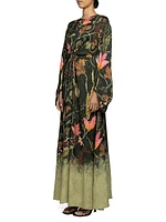 Antonieta Habitat Balloon-Sleeve Maxi Dress