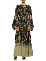 Antonieta Habitat Balloon-Sleeve Maxi Dress