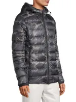 Crofton Camouflage Hooded Down Jacket