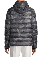 Crofton Camouflage Hooded Down Jacket