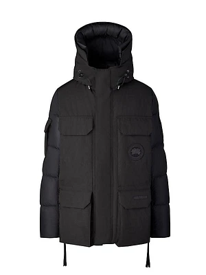 Mixed Media Paradigm Expedition Hooded Down Parka