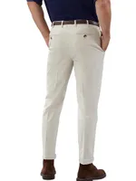 Garment-Dyed Italian Fit Trousers American Pima Comfort Cotton Gabardine