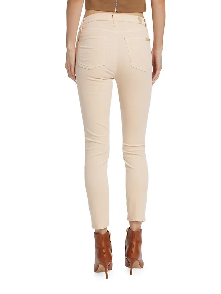 Velvet High-Rise Crop Skinny Pants