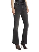 Tailoreless Mid-Rise Bootcut Jeans