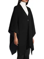 Double-Face Wool-Cashmere Cape