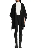 Double-Face Wool-Cashmere Cape