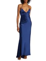 Montana V-Neck Slip Gown