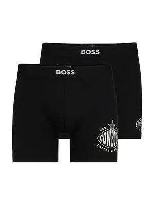 BOSS x NFL Two-Pack Of Boxer Briefs With Collaborative Branding