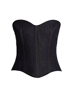 Hyn Denim Corset Top