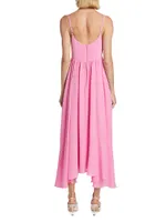 ​Rachel Silk Crêpe De Chine Maxi Dress