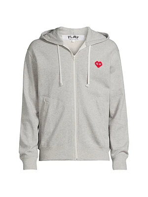 Invader Heart Cotton Hoodie