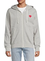 Invader Heart Cotton Hoodie