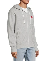 Invader Heart Cotton Hoodie