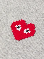 Invader Heart Cotton Hoodie