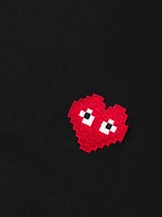 Play Invader Heart Cotton T-Shirt