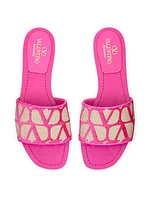 Toile Iconographe Slide Sandals