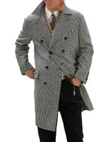 One-And-A-Half Breasted Soft Fit Coat Virgin Wool