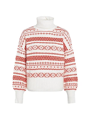 Jeanne Fair Isle-Inspired Wool-Blend Sweater