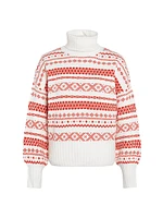 Jeanne Fair Isle-Inspired Wool-Blend Sweater