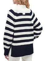 Silverdale Striped Wool-Cotton Sweater